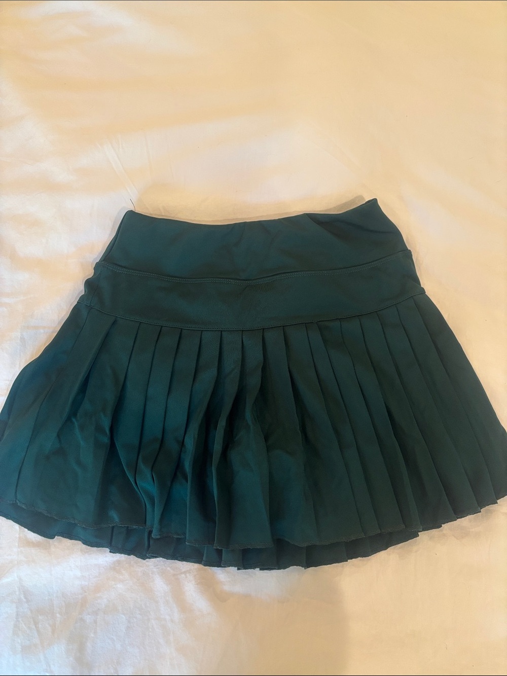 Pleated Dark Teal Women’s workout Skirt